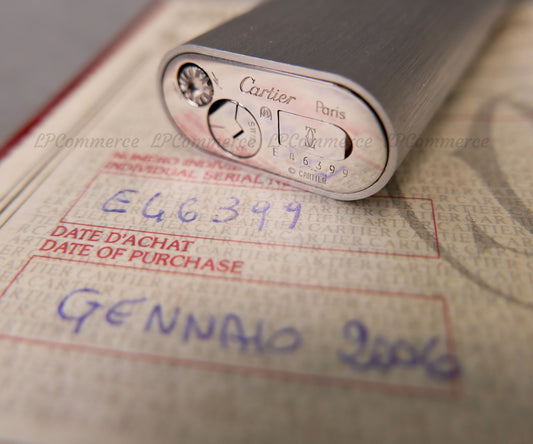 Accendino Cartier Santos lighter trinity