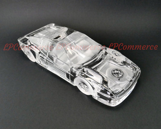 Ferrari Testarossa Arnolfo Di Cambio cristallo 30cm modellino crystal