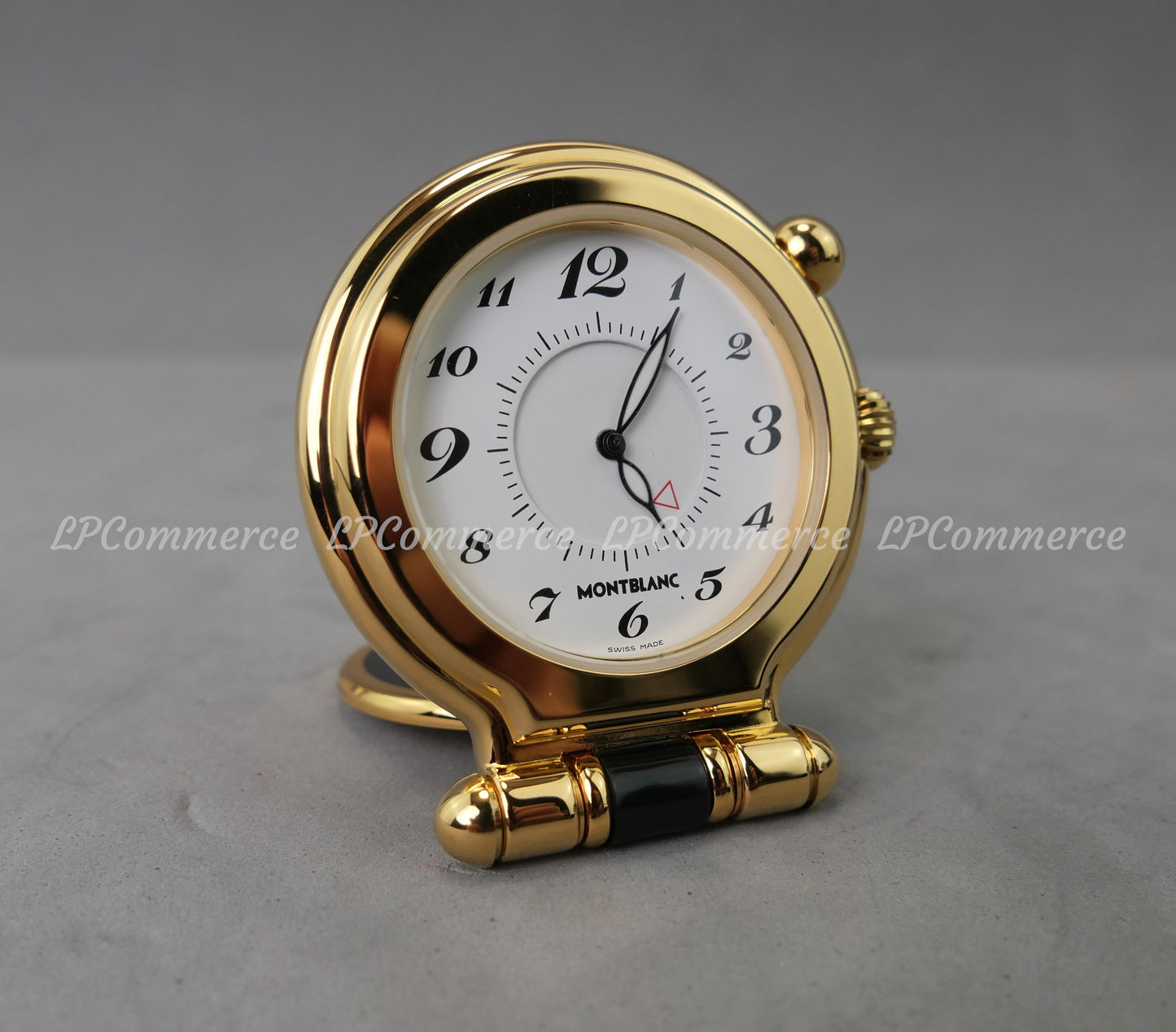 Orologio sveglia Montblanc da tavolo scrivania wake up allarm clock metallo