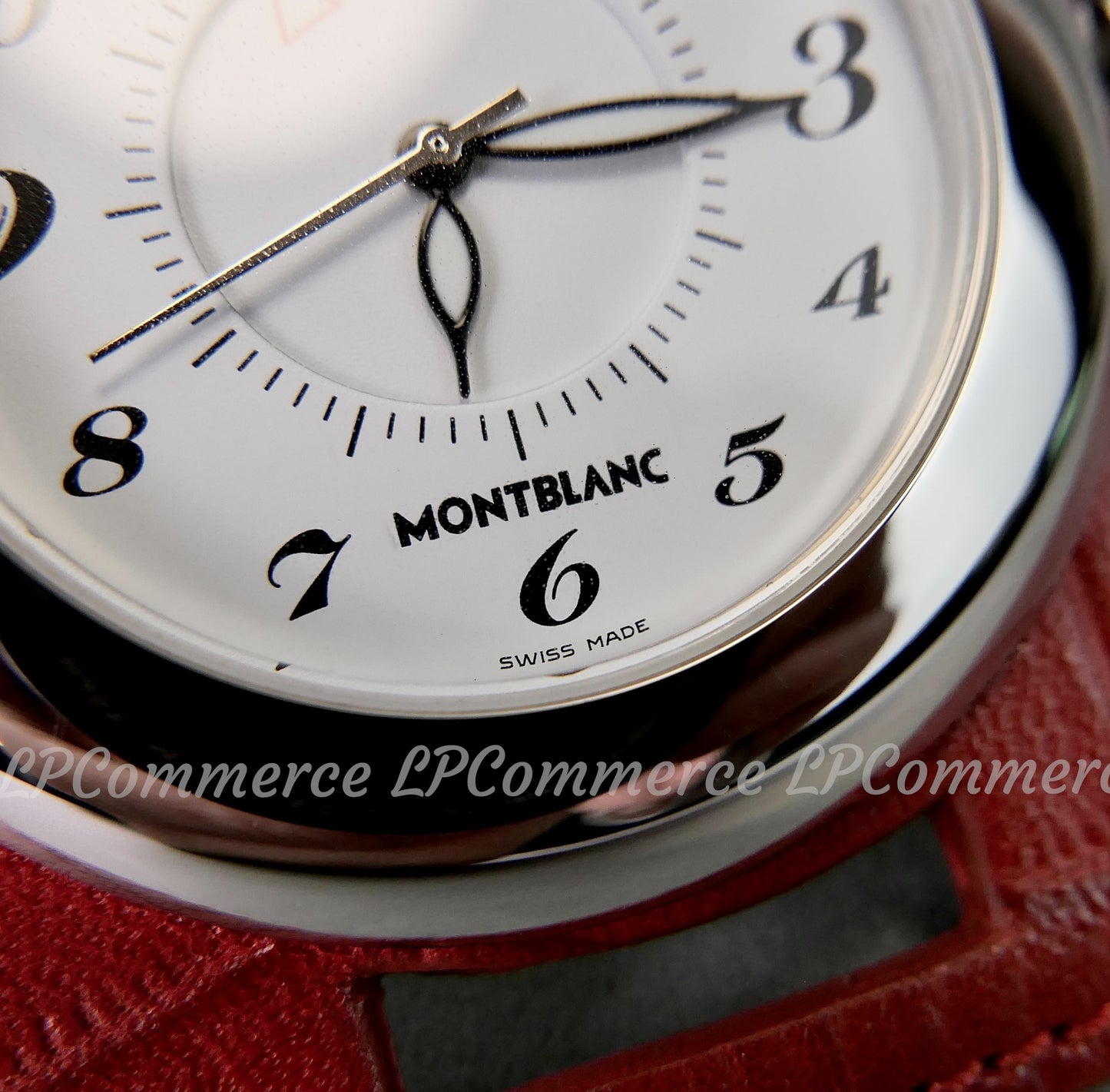 Orologio sveglia Montblanc funzionante travel clock wakes up tavolo table box