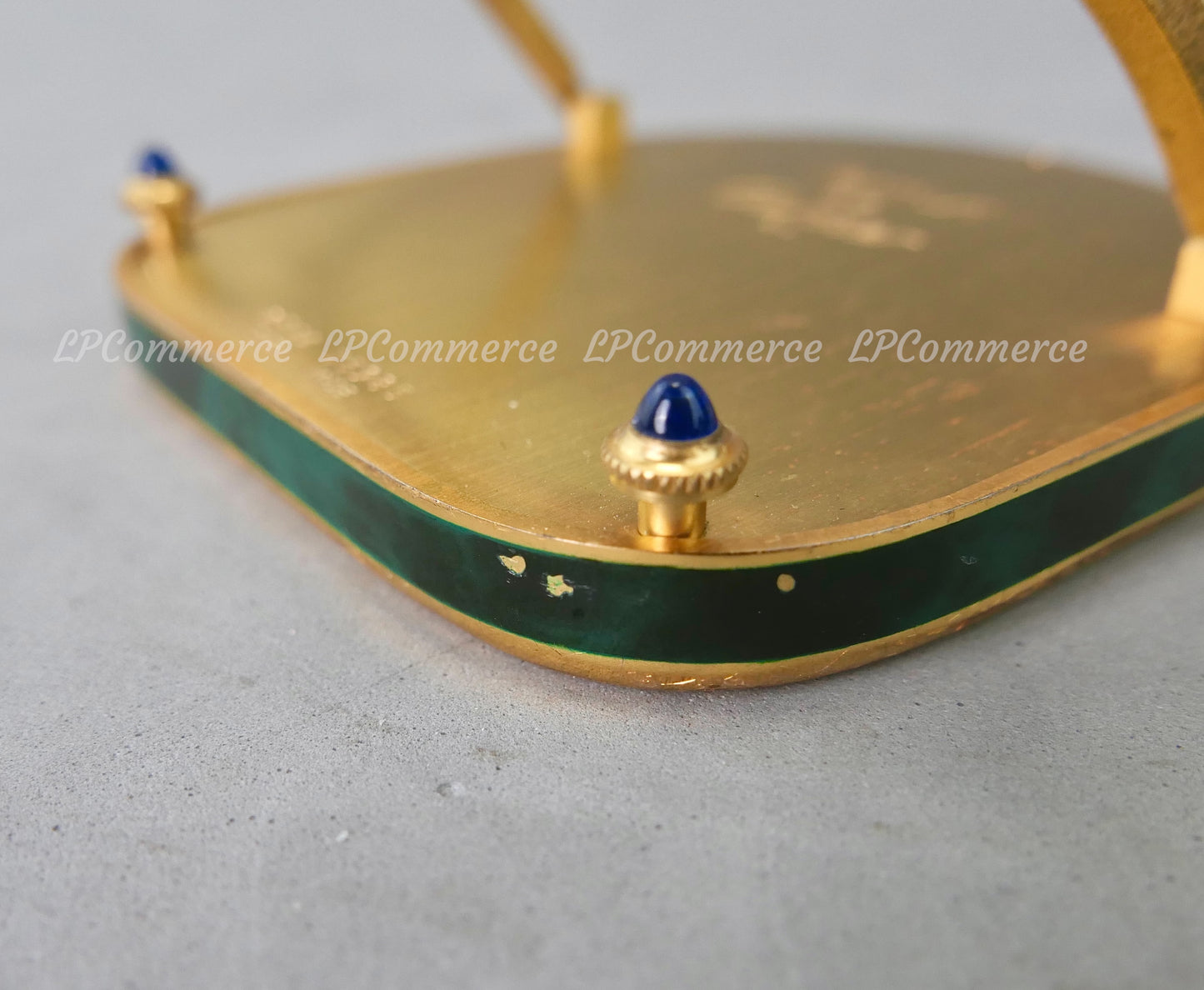 Portafoto Cartier malachite cornice foto photo frame