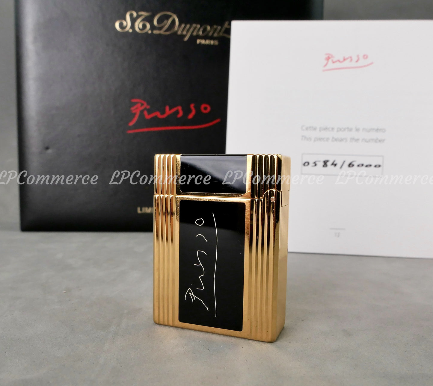 Accendino S.T. Dupont PICASSO Il Fauno Limited edition 1998 lighter lacca cinese