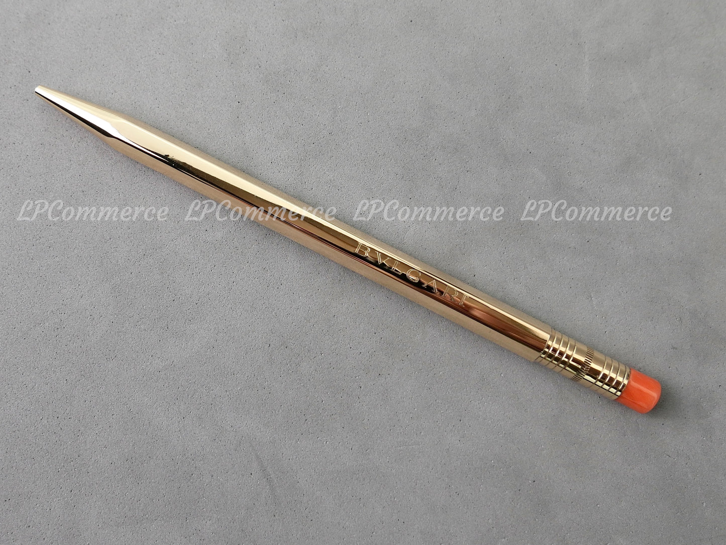 Penna Bulgari Argento massiccio 925 KOSKA matita NOS pen pencil corallo coral