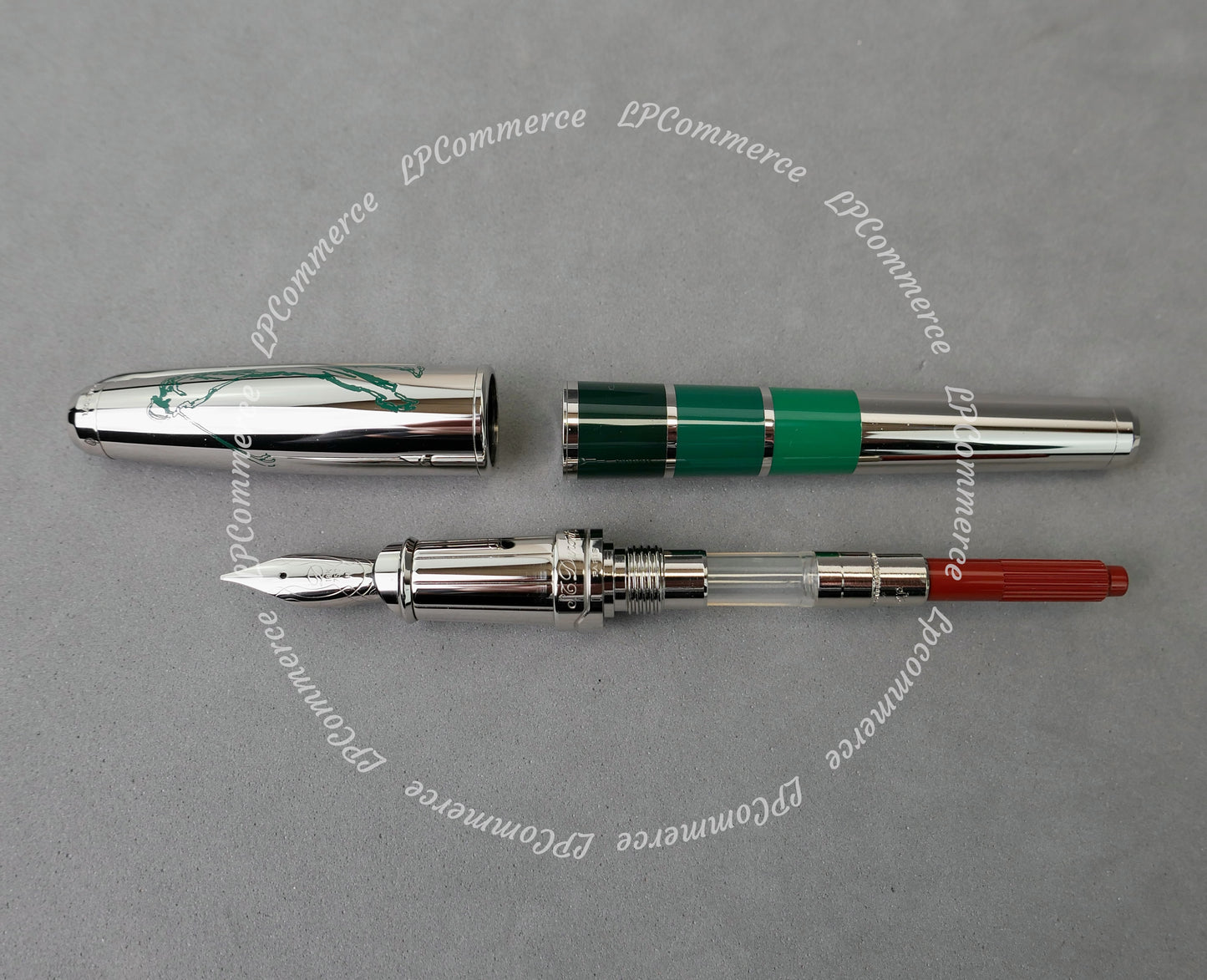 Penna stilografica S.T. Dupont Leroy Neiman Golf NOS gold 18K 750 fountain pen