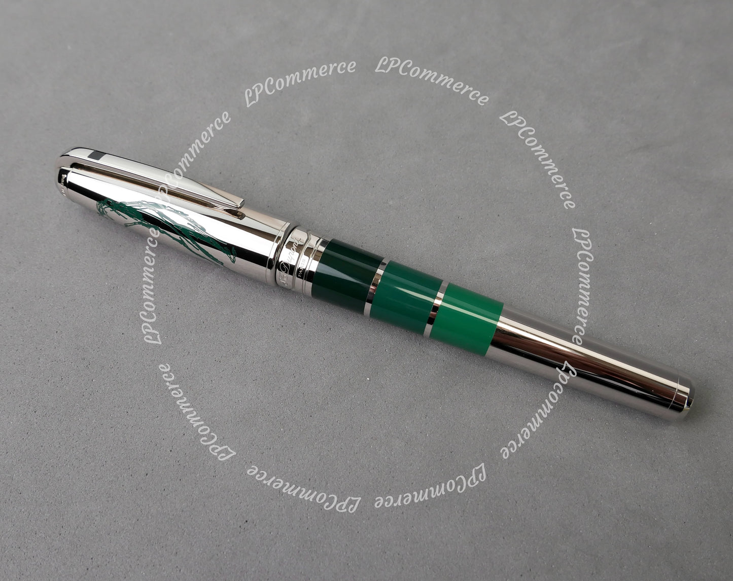 Penna stilografica S.T. Dupont Leroy Neiman Golf NOS gold 18K 750 fountain pen