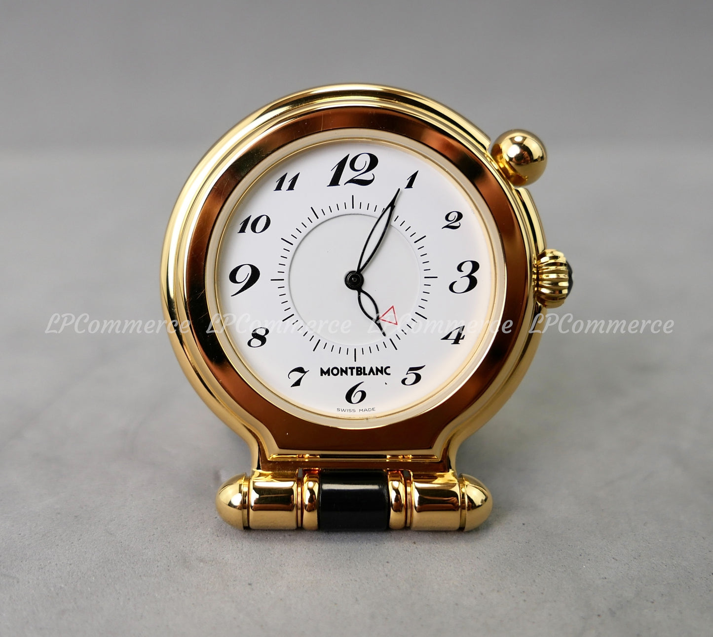 Orologio sveglia Montblanc da tavolo scrivania wake up allarm clock metallo