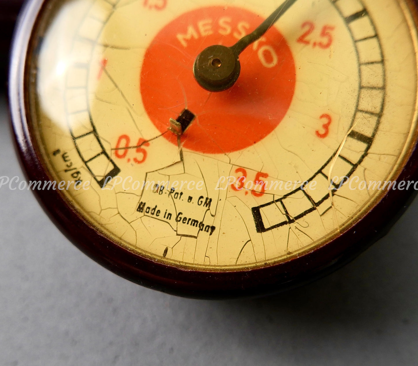 Manometro pressione gomme MESSKO Germany Porsche 356 tire pressure gauge