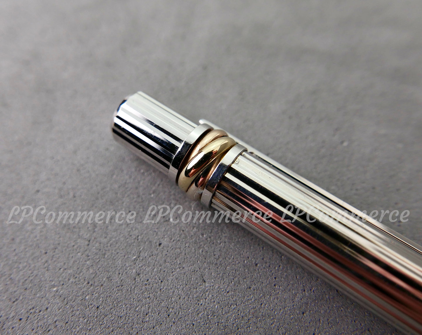 Penna a sfera Cartier Trinity Santos pen Ballpoint vintage box