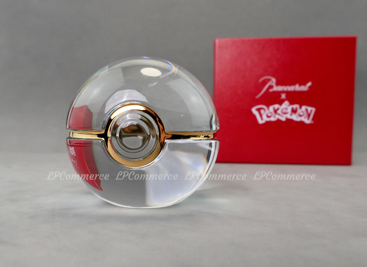 Cristallo Baccarat per Pokemon collezione 25 anni poké ball 2022 box Pikachu