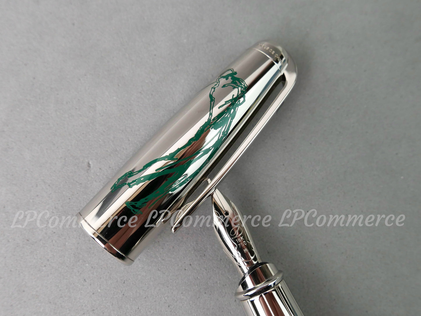 Penna stilografica S.T. Dupont Leroy Neiman Golf NOS gold 18K 750 fountain pen