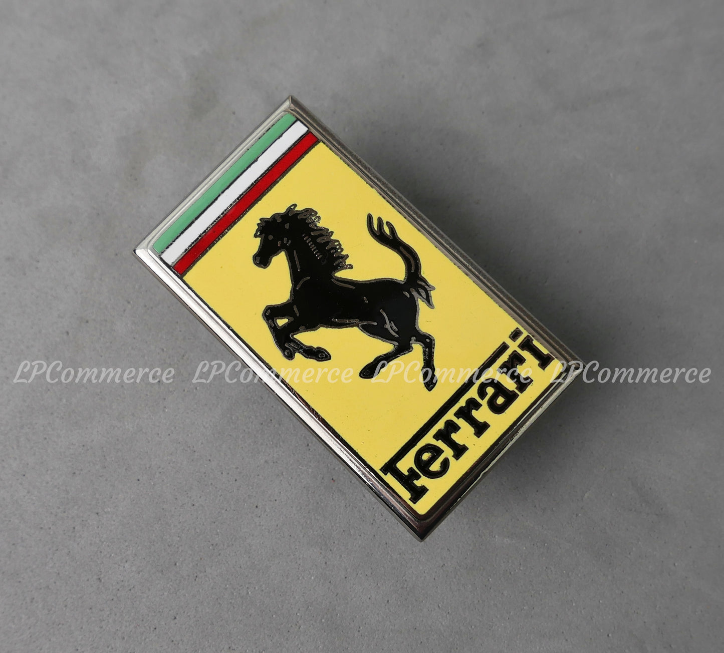 Stemma Ferrari Originale smaltato vintage emblema cofano mascotte cofano