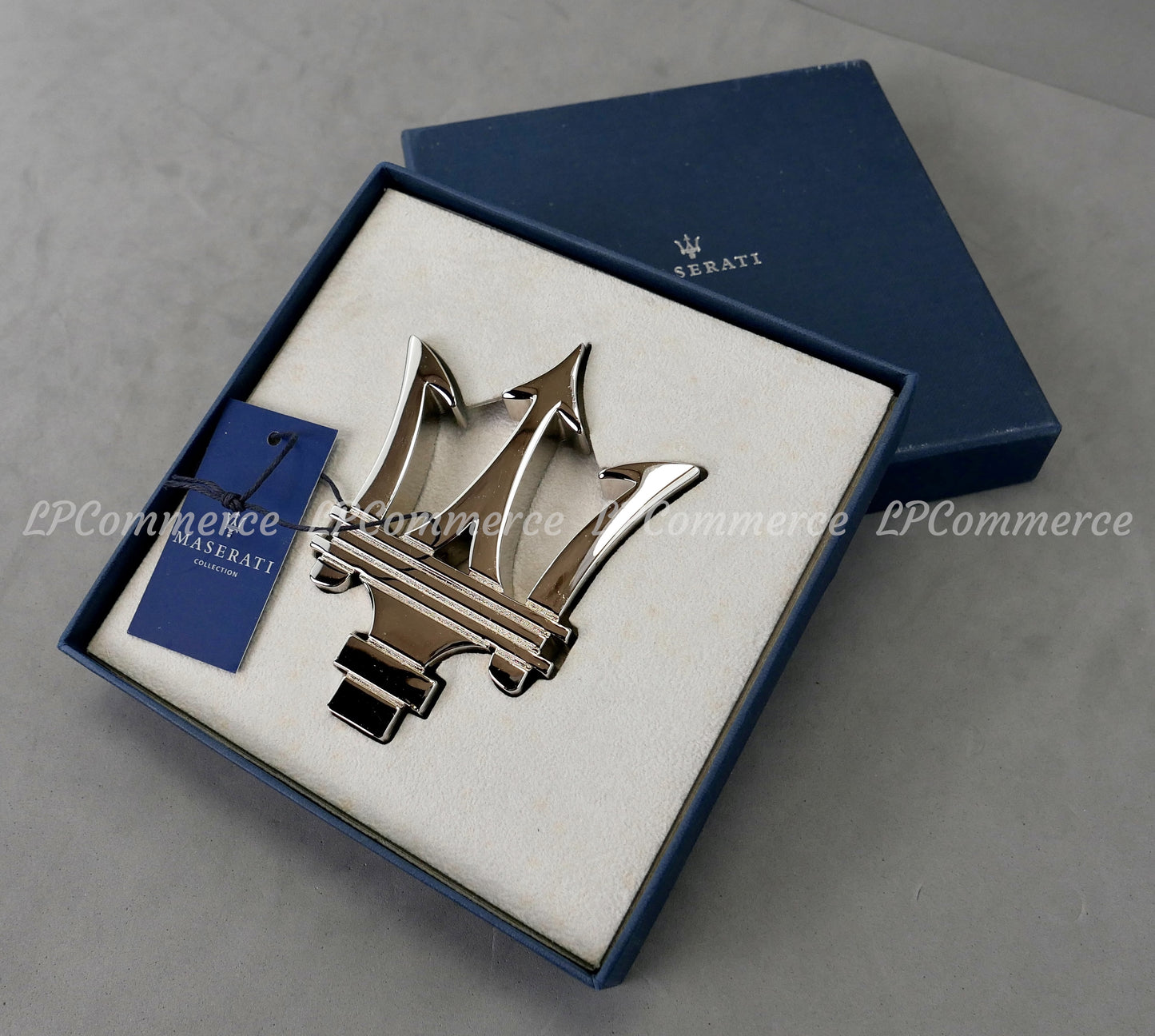 Fermacarte Maserati Tridente big size metallo ghibli office paperweight