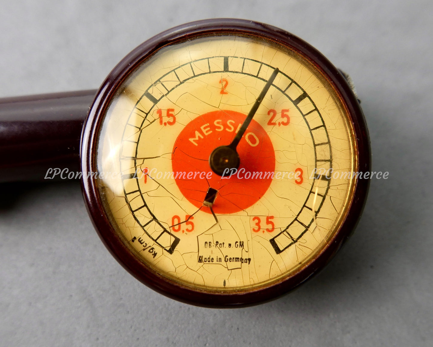 Manometro pressione gomme MESSKO Germany Porsche 356 tire pressure gauge
