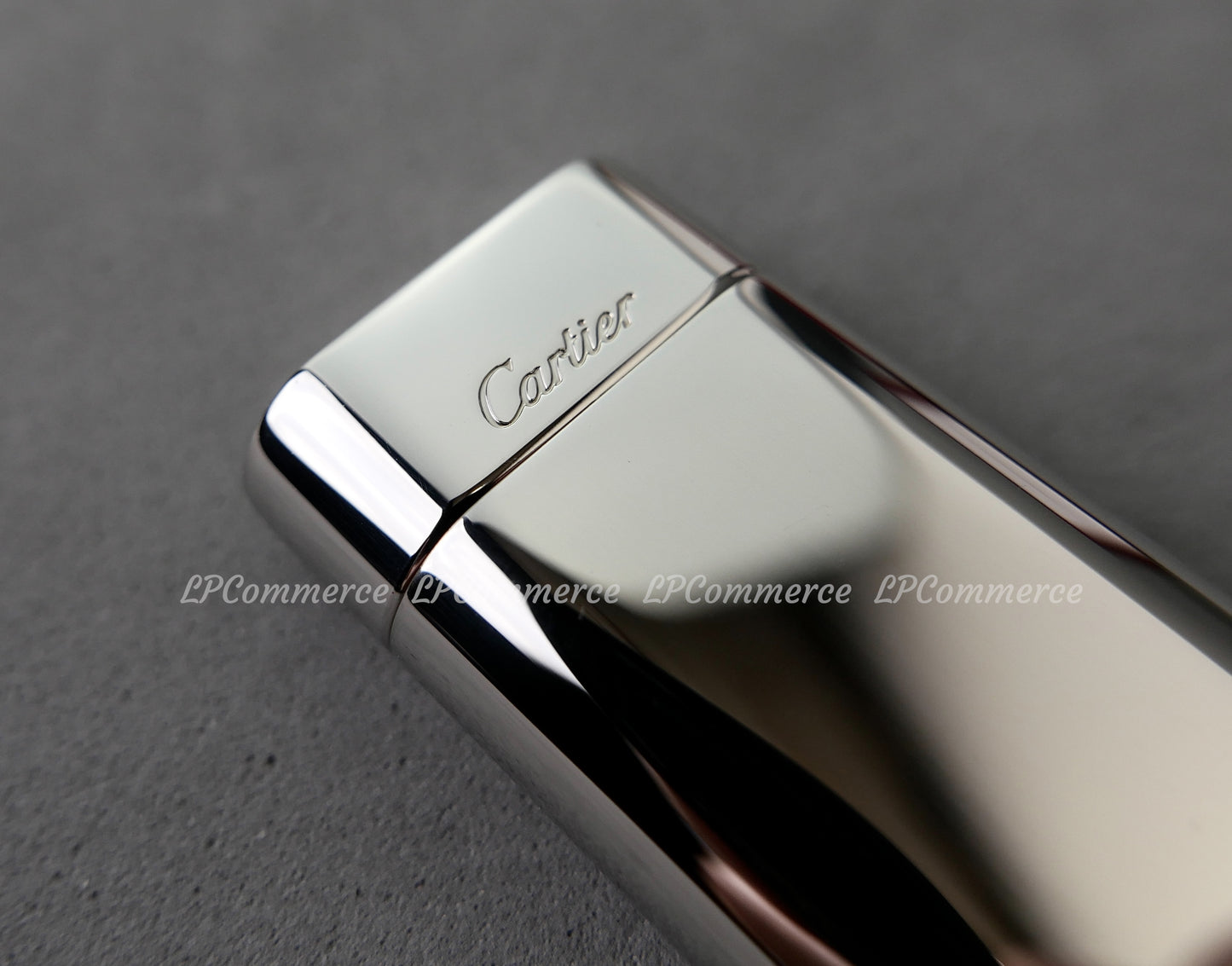 Accendino Cartier lighter cromato cigarette box