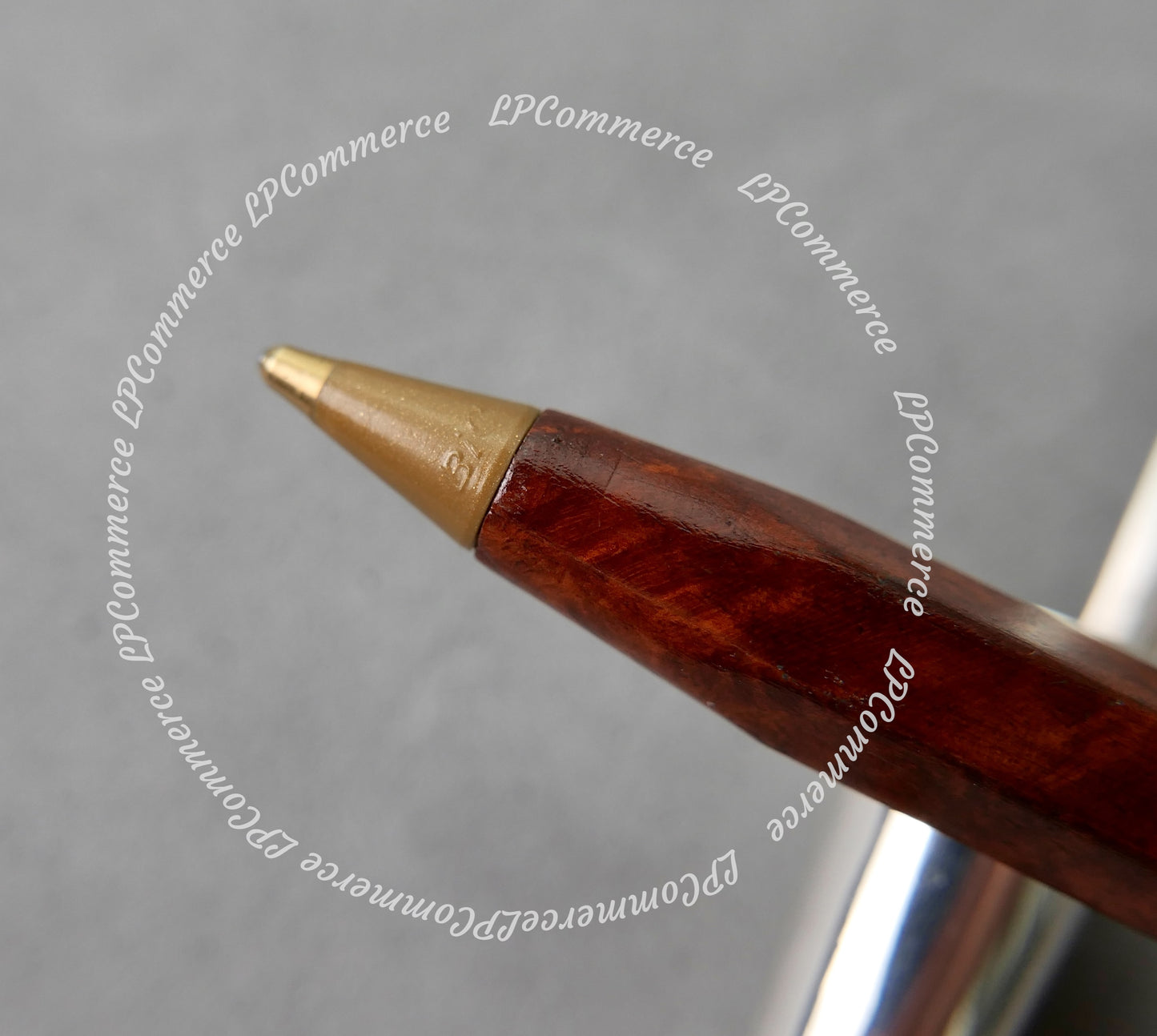 Penna Bic vintage Radica Argento Massiccio 925% Ballpoint silver solid box