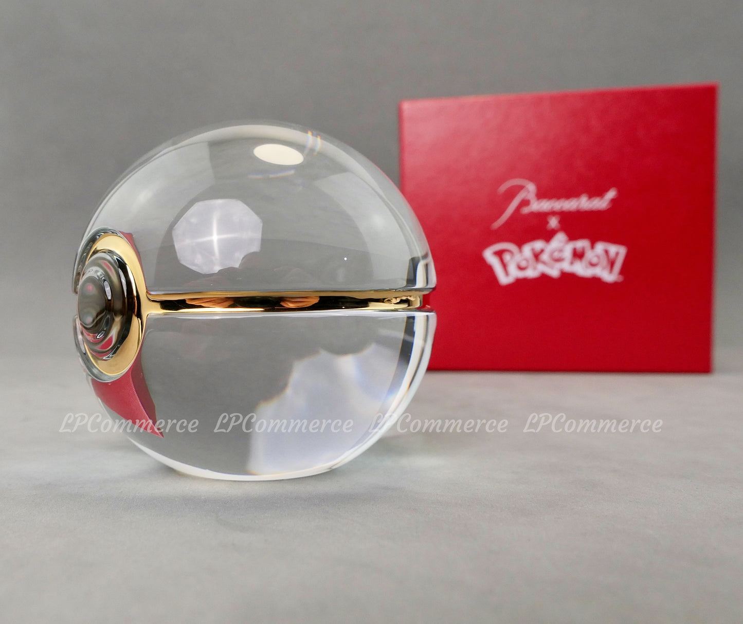 Cristallo Baccarat per Pokemon collezione 25 anni poké ball 2022 box Pikachu