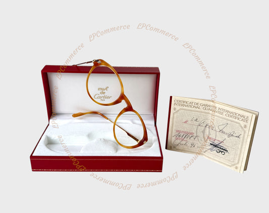 Occhiali Cartier Donna Trinity 52-18 box astuccio custodia sunglasses Santos