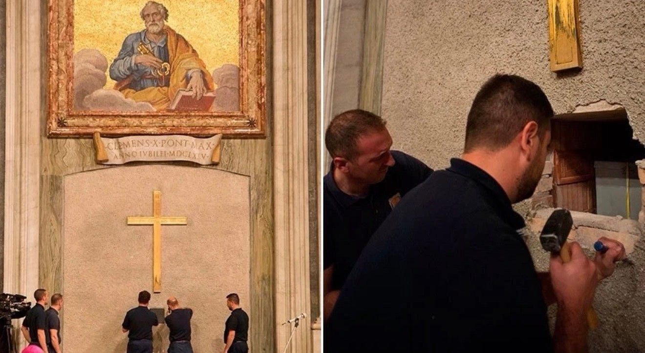 Mattone porta santa papale arcibasilica lateranense giubileo 2015 roma brick