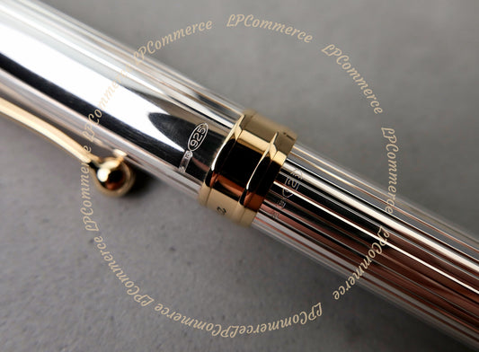 Penna sfera Aurora 88 Argento massiccio 925% NOS Ballpoint silver solid Jewelry