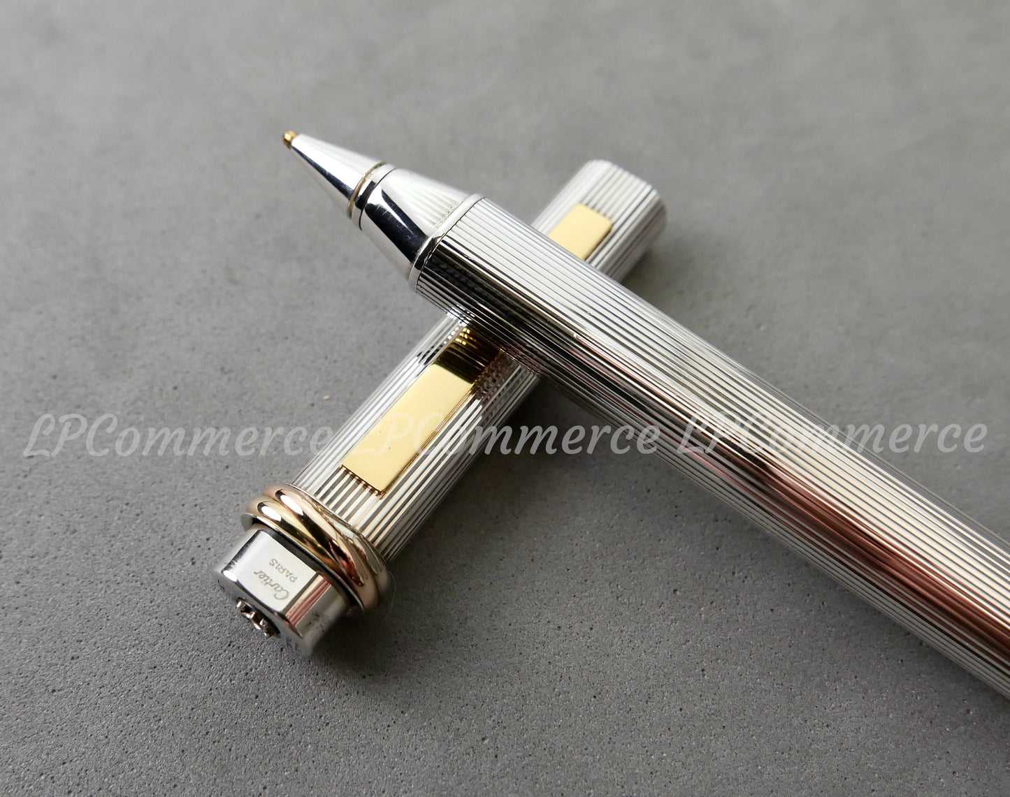 Penna Cartier Santos Argento massiccio 925% NOS silver solid vendome pen
