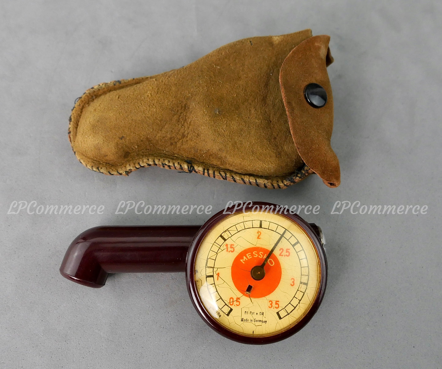 Manometro pressione gomme MESSKO Germany Porsche 356 tire pressure gauge