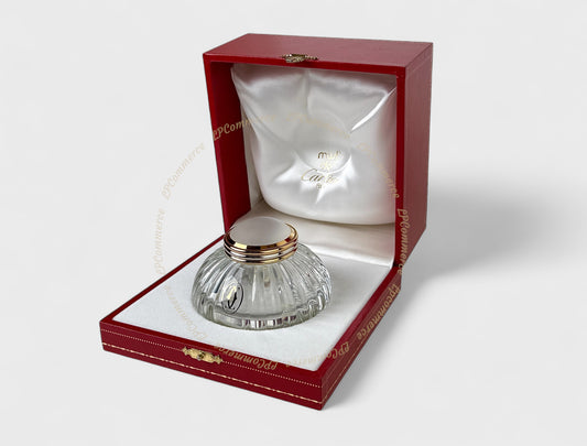 Calamaio Cartier Trinity Santos NOS inchiostro penna stilografica inkwell box