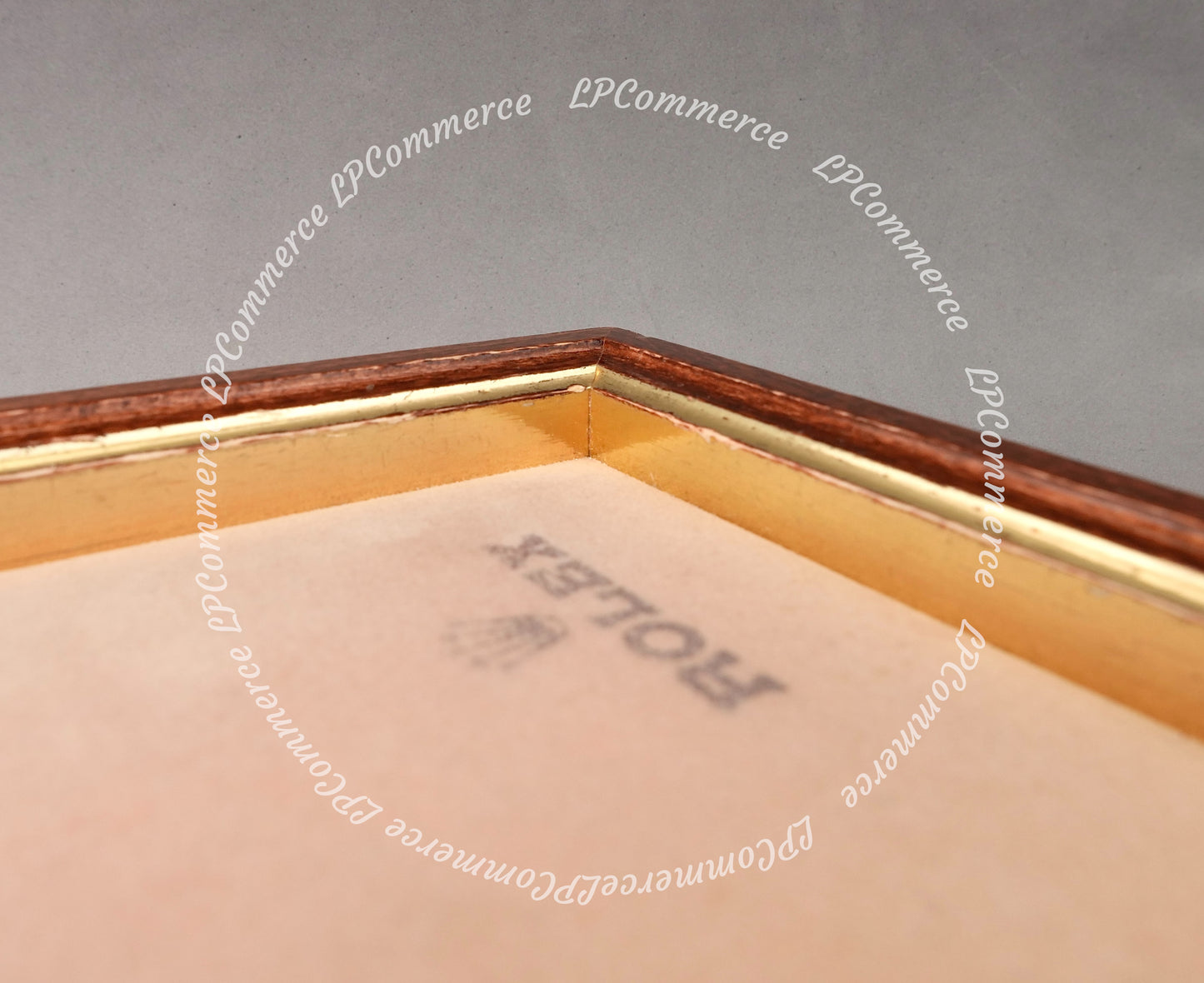 Vassoio orologi Rolex plateau presentazione espositore Ref. 435 legno anni 90