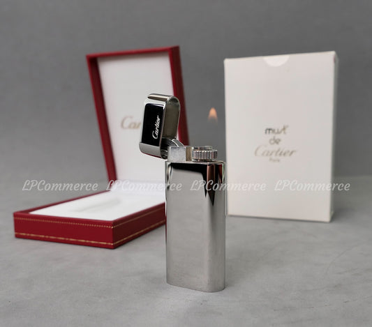Accendino Cartier lighter cromato cigarette box
