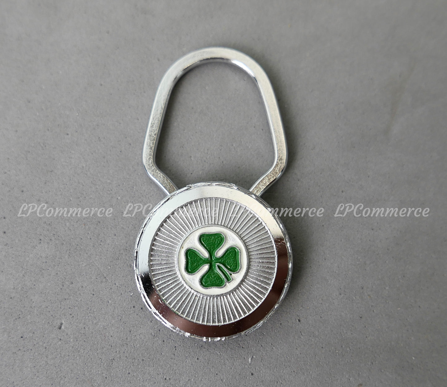 Portachiavi Quadrifoglio Alfa Romeo brevetto Ragni Italy anni 80 keychain
