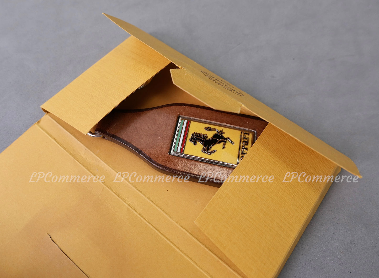 Portachiavi Ferrari cuoio Schedoni Mondial keychain