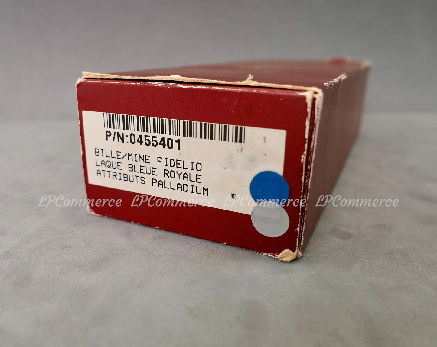 Penna sfera S.T. Dupont Fidelio Ballpoint box laque blu refill palladium
