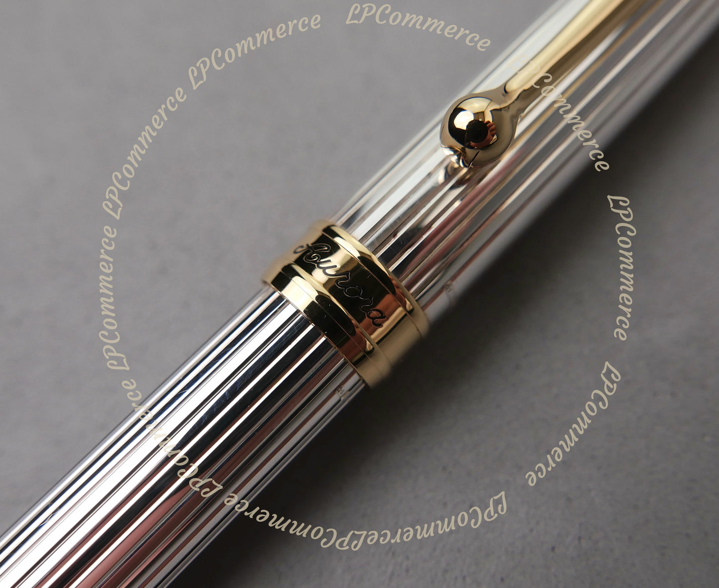 Penna sfera Aurora 88 Argento massiccio 925% NOS Ballpoint silver solid Jewelry