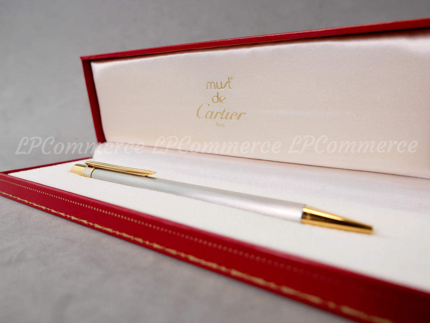 Penna Cartier Santos a sfera Ballpoint box vintage rare