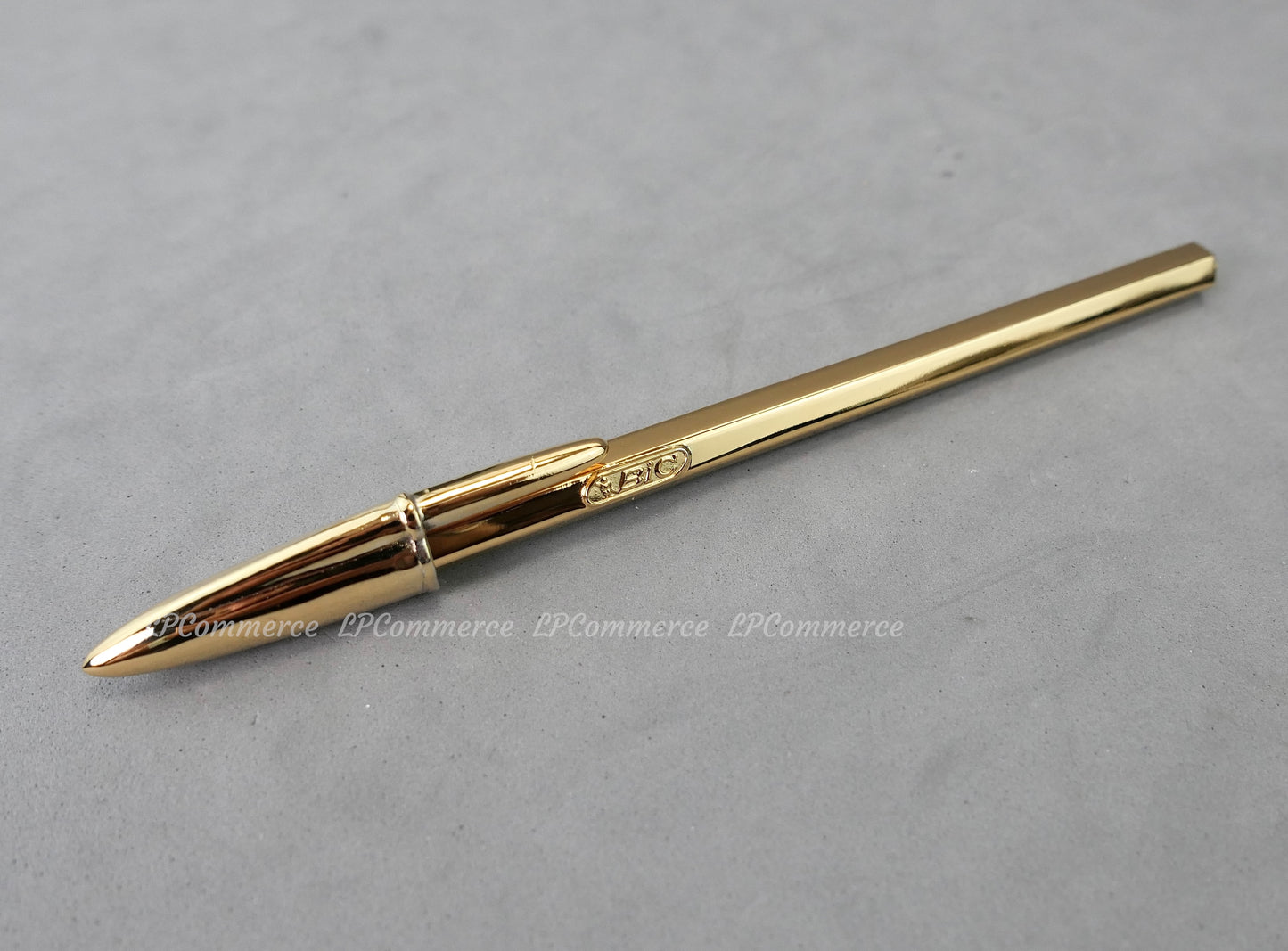 Penna Bic Argento Massiccio 925% GOLD Ballpoint silver solid box vintage design
