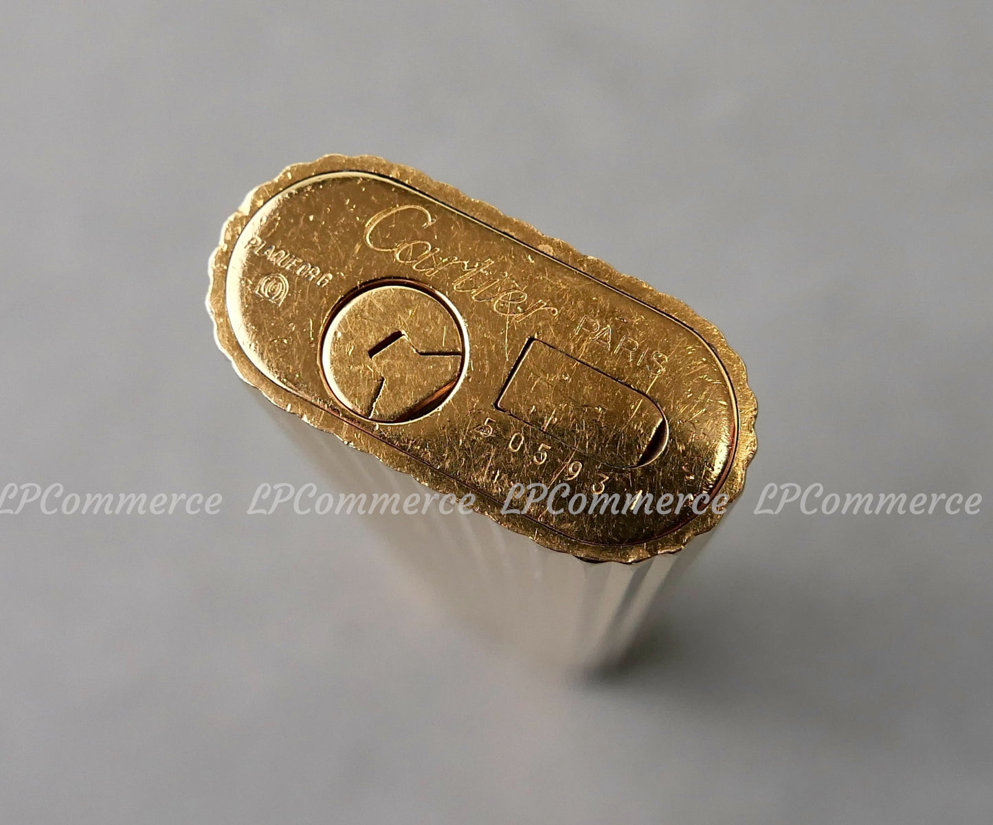 Accendino da tavolo Cartier big size funzionante sigaro color oro table lighter