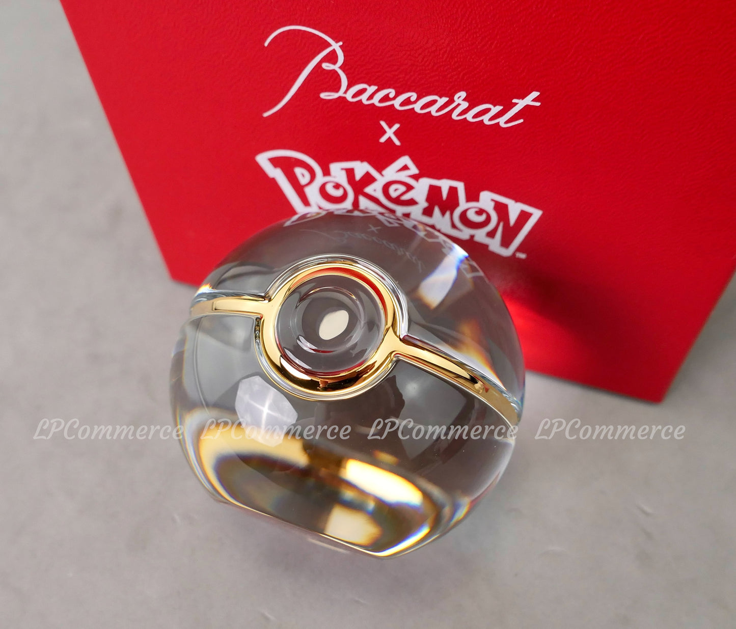 Cristallo Baccarat per Pokemon collezione 25 anni poké ball 2022 box Pikachu