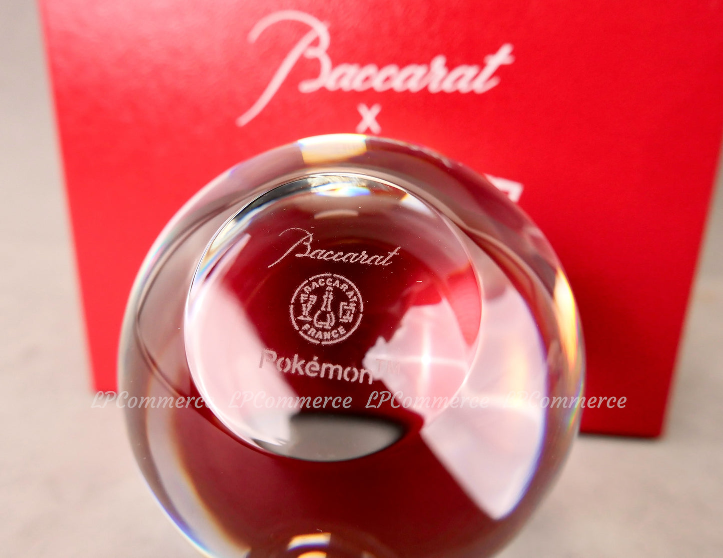 Cristallo Baccarat per Pokemon collezione 25 anni poké ball 2022 box Pikachu