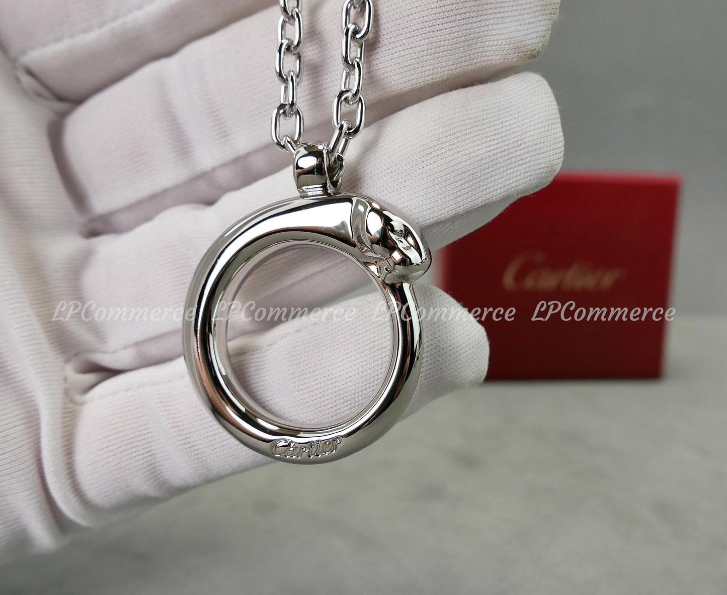 Portachiavi Cartier Panthere metallo Keychain keyring accessories