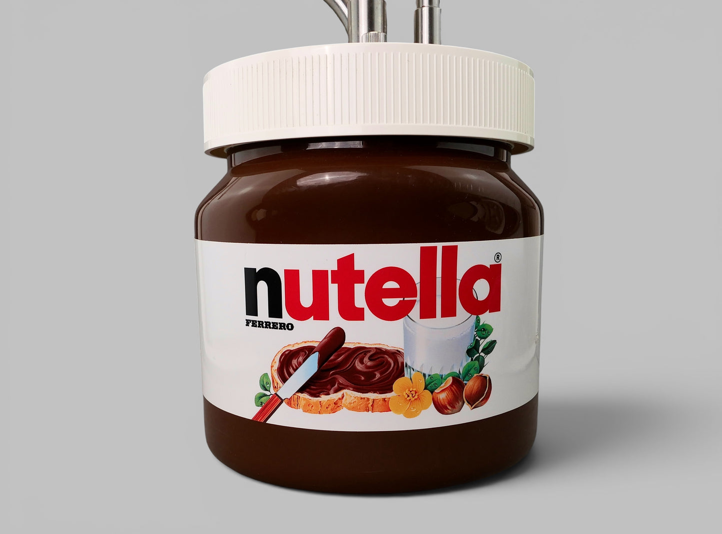 Dispenser Nutella erogatore 3kg termico dosatore barattolo scaldatore cioccolata