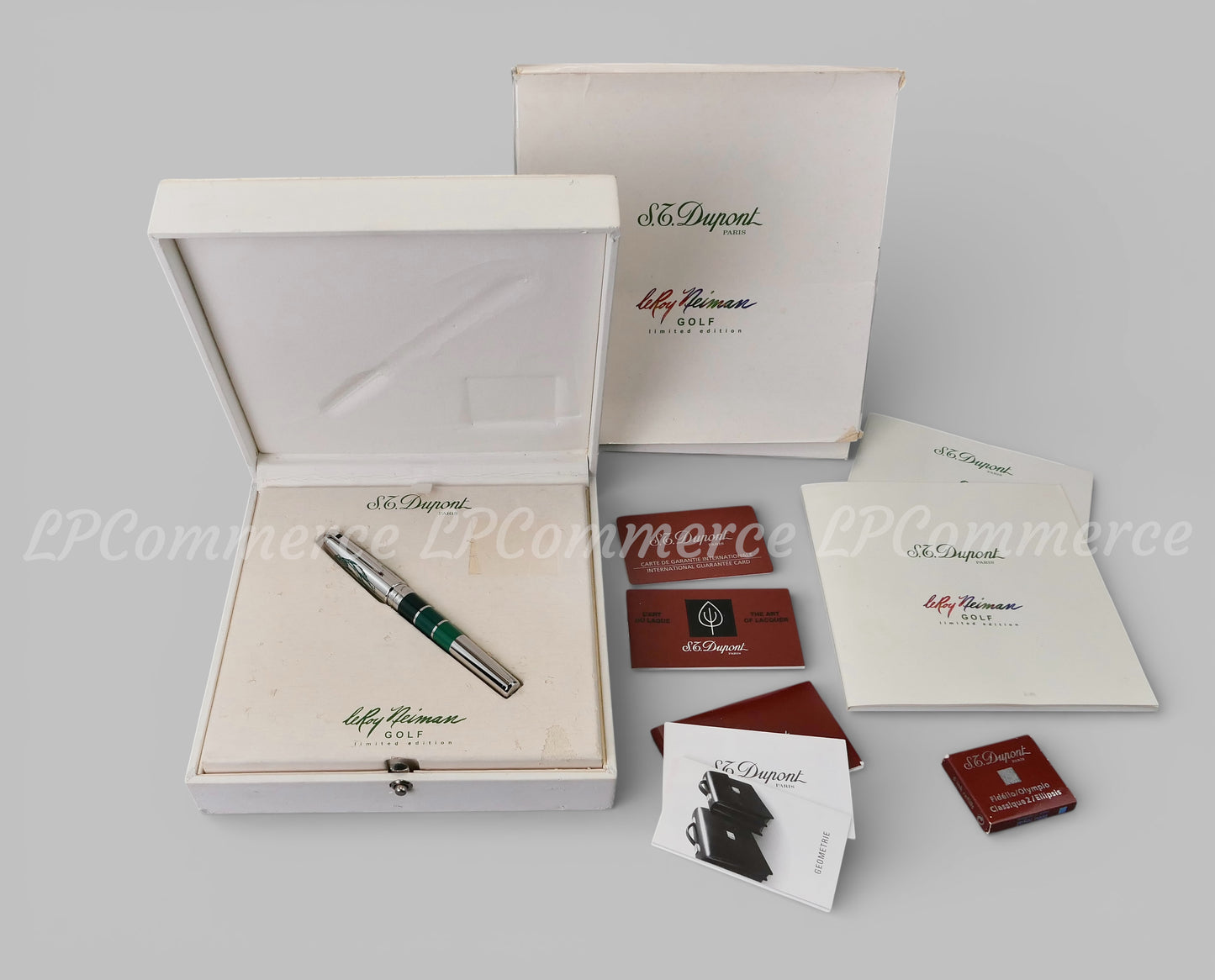 Penna stilografica S.T. Dupont Leroy Neiman Golf NOS gold 18K 750 fountain pen