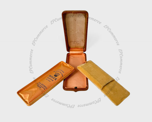 Scatola Rolex vintage anni 30-40 Giudici Milano 31 Victories giallo 2508 3330