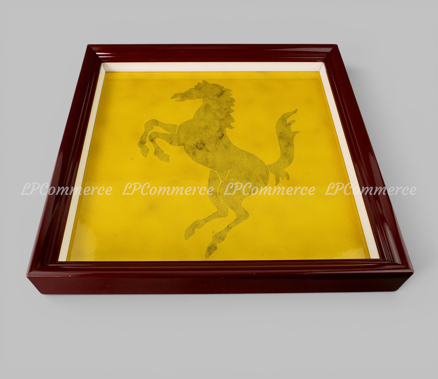 Piastrella Enzo Ferrari ceramica vintage 1983 tile mattonella