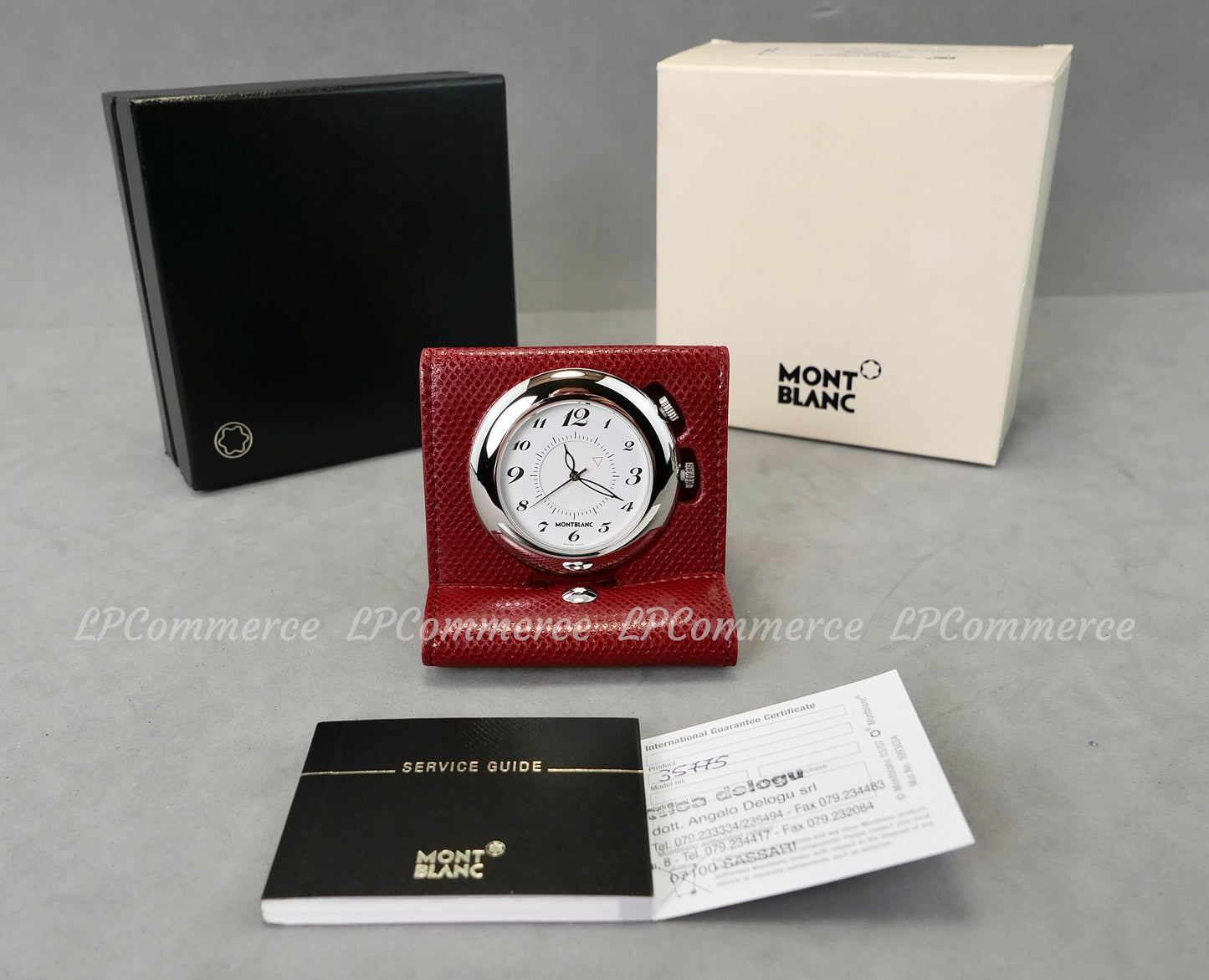 Orologio sveglia Montblanc travel clock alarm