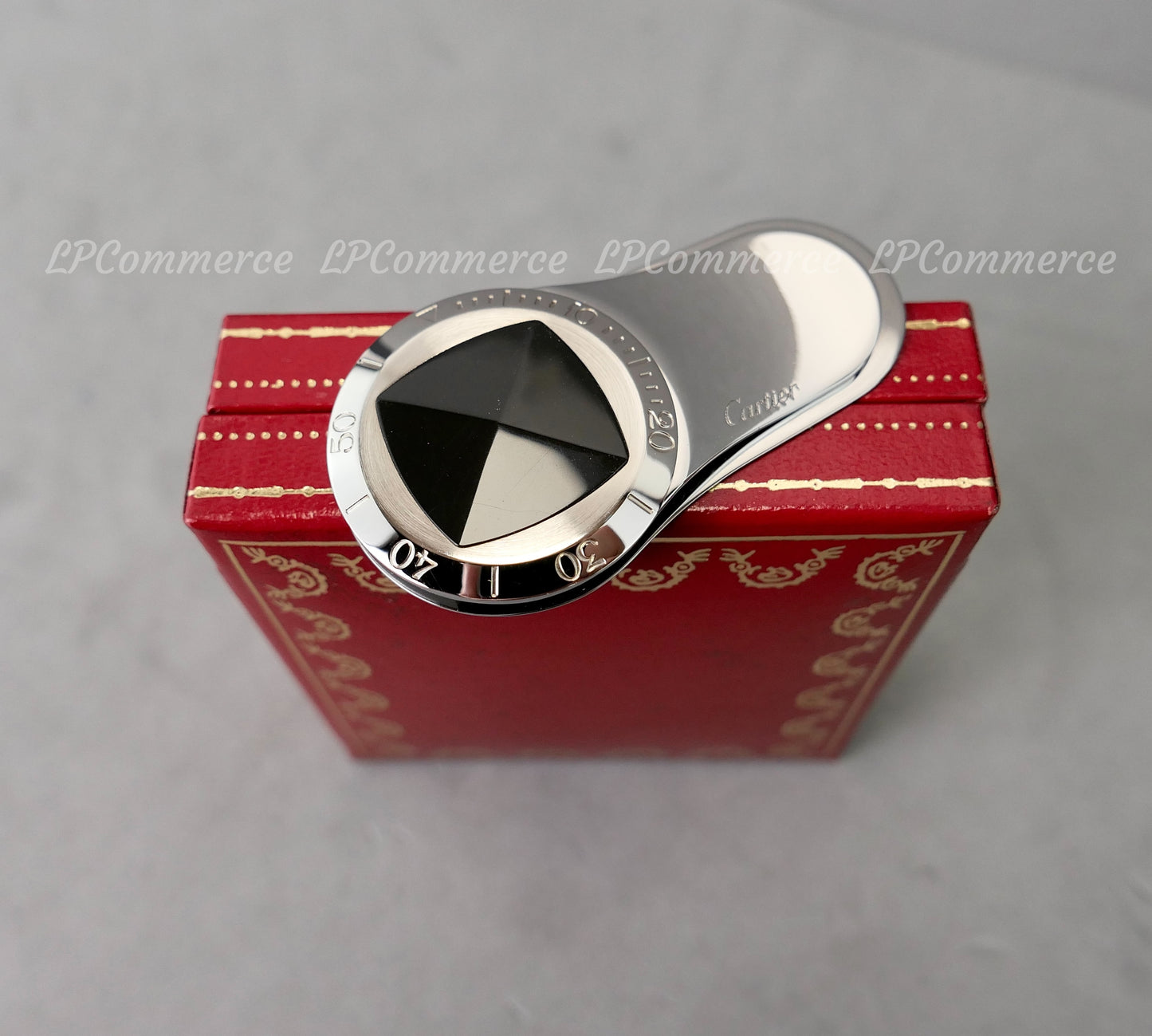 Fermasoldi Cartier Pasha design Watch money clip box rare collezione