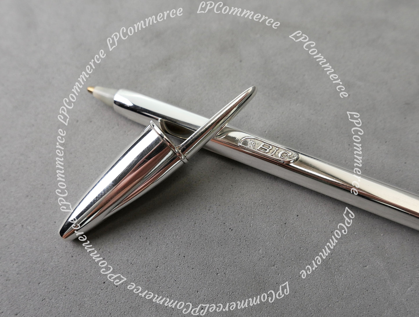 Penna Bic Argento Massiccio 925% Ballpoint silver solid box vintage design