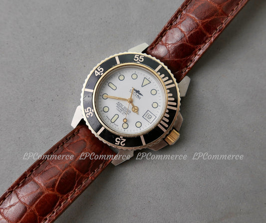 Orologio da polso Sector ADV 3000 usato gmt Watch vintage datario ghiera nera