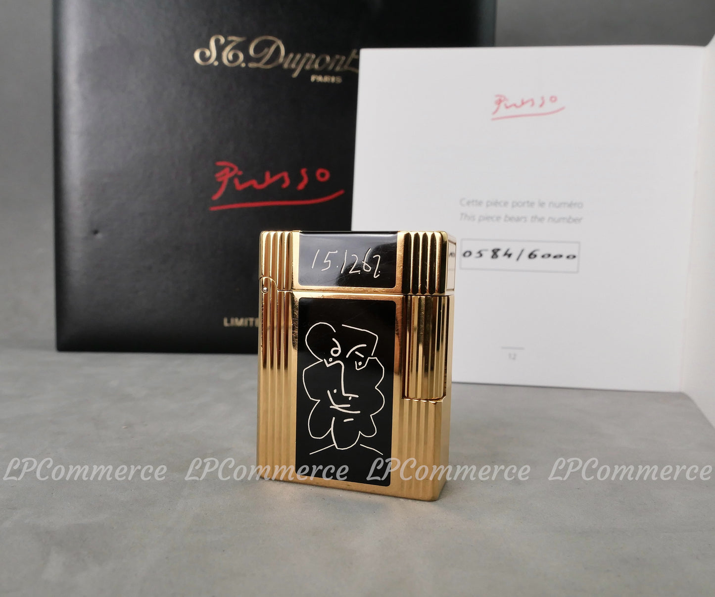 Accendino S.T. Dupont PICASSO Il Fauno Limited edition 1998 lighter lacca cinese
