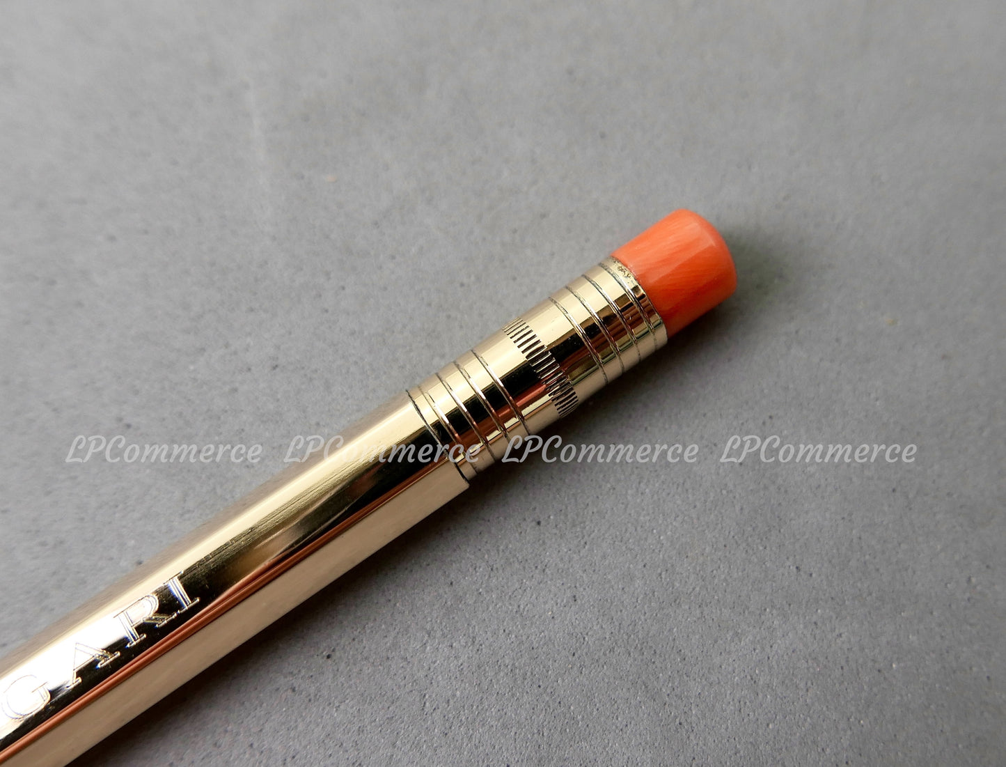 Penna Bulgari Argento massiccio 925 KOSKA matita NOS pen pencil corallo coral