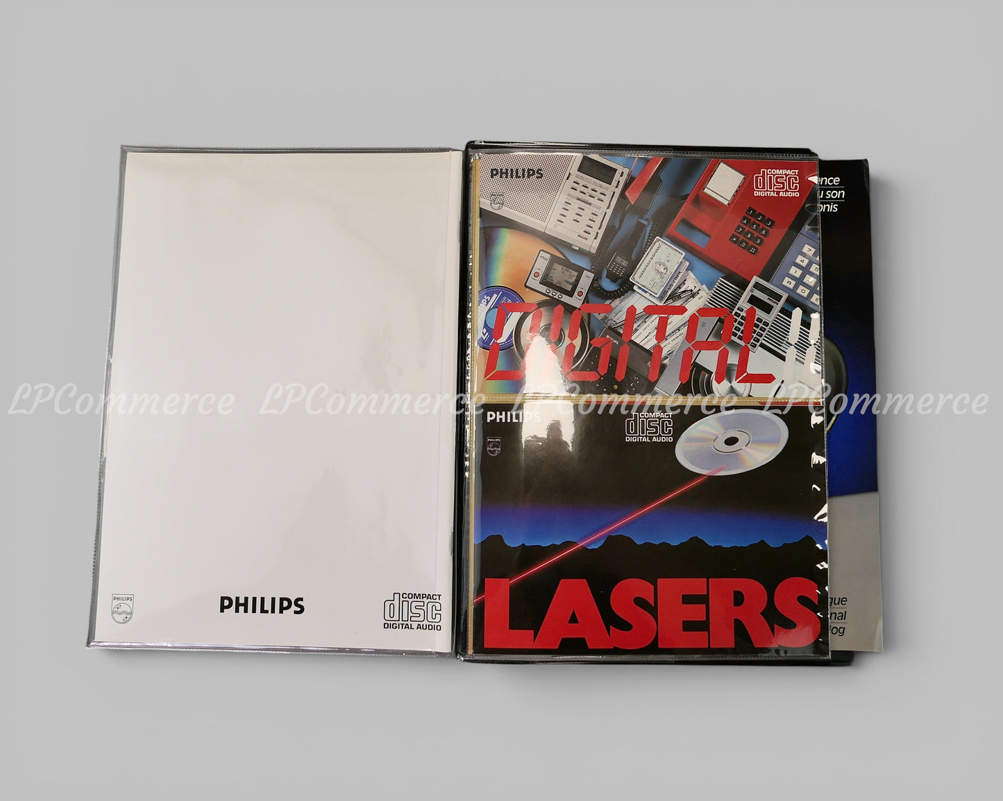 Compact Disc Philips CD100 full set funzionante box istruzioni lettore cd design
