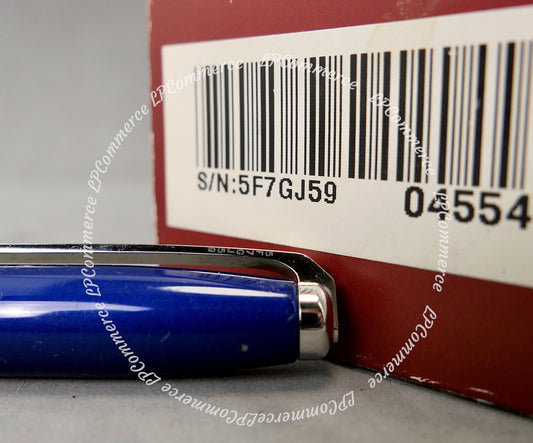 Penna sfera S.T. Dupont Fidelio Ballpoint box laque blu refill palladium